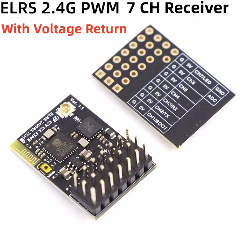 Rc Helicopter Battery - Elrs 2.4G PWM ตัวรับสัญญาณ7CH 6CH crsf