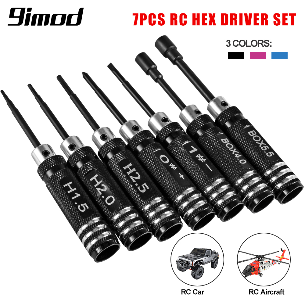Rc Helicopter Tool Kit - 9IMOD RC Hex Driver ชุดไขควงโลหะเครื่องมือ Hex