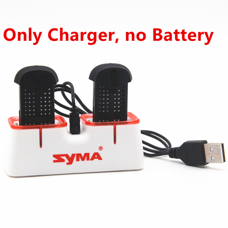 Rc Helicopter Charger - ที่ชาร์จ USB คู่แบบเร็วสำหรับแบตเตอรี่โดรน Syma X22 X22W