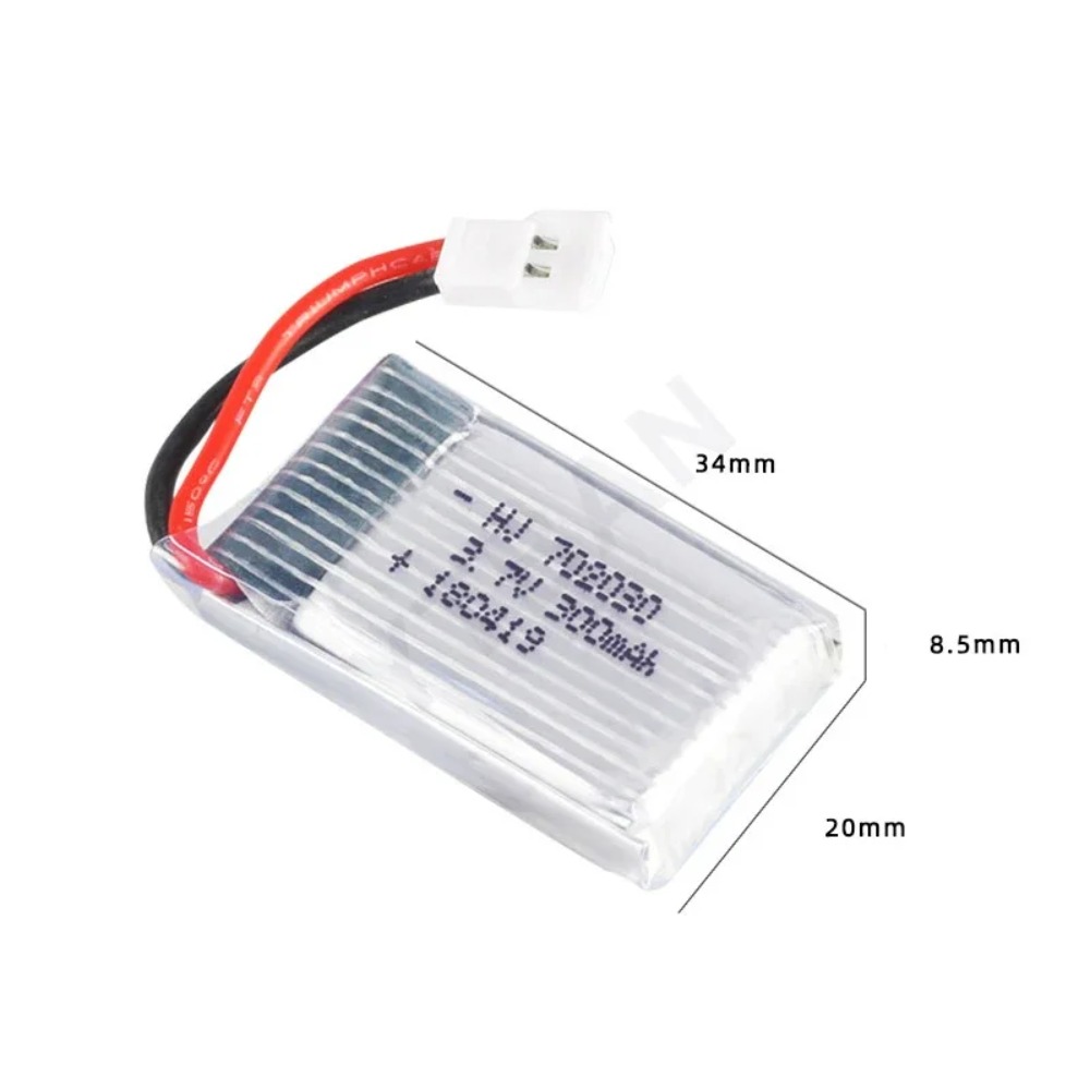 แบตเตอรี่ลิโพ 3.7V 300mAH สำหร - Eachine Drone E010 บทวิจารณ์และราคา