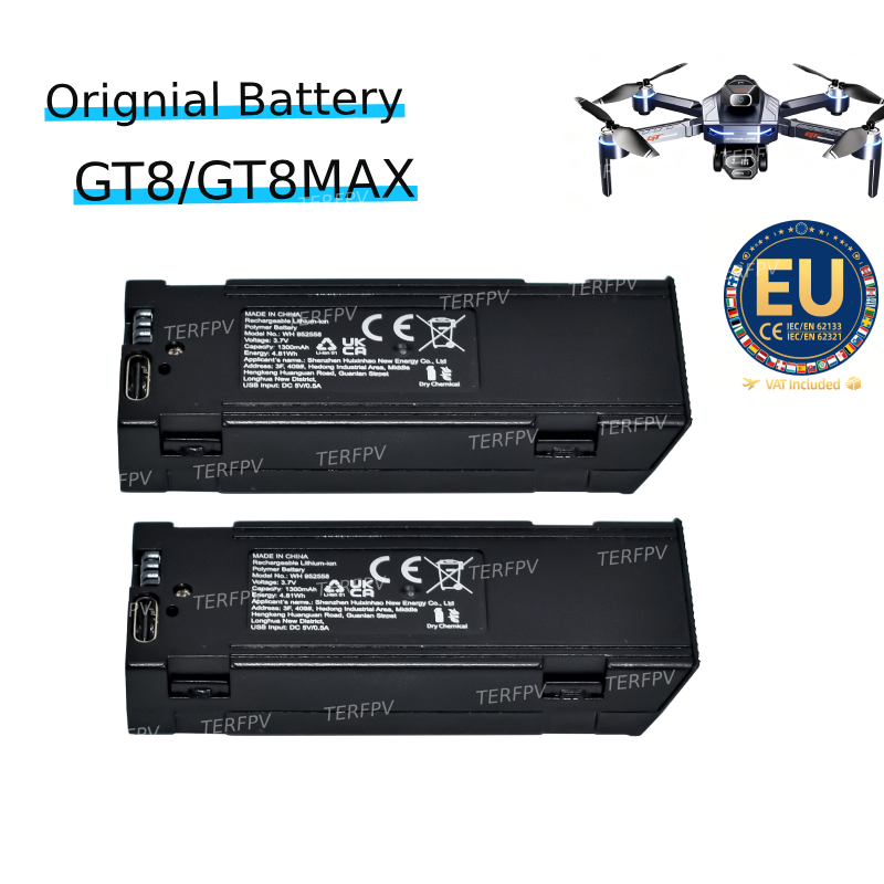 แบตเตอรี่โดรน GT8 ของแท้ สำหรั - Eachine Drone E58 บทวิจารณ์และราคา